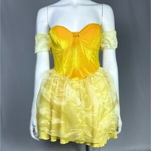 🅽🅴🆆 𝘿𝙊𝙇𝙇𝙎 𝙆𝙄𝙇𝙇 TRICKZ N' TREATZ classic princess dress in yellow, S